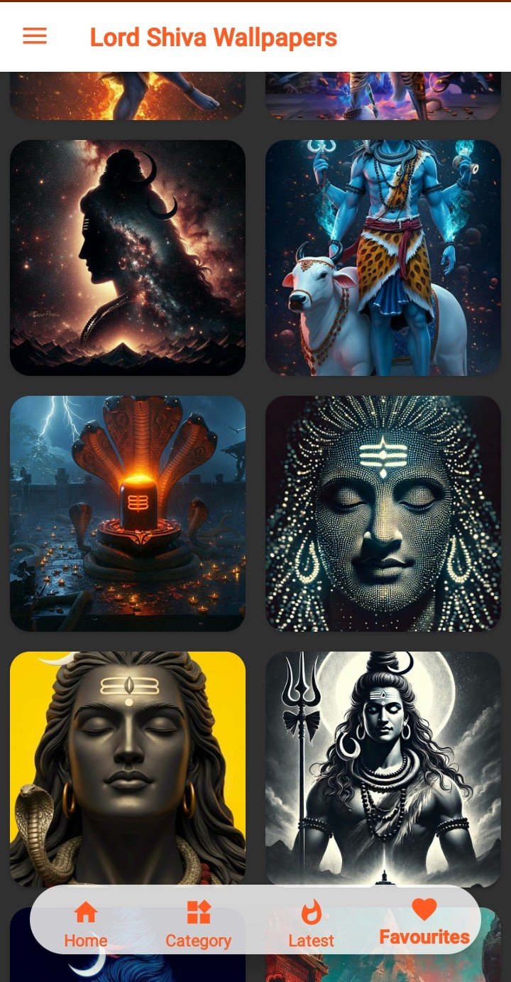 Screenshot of Lord Shiva Wallpapers