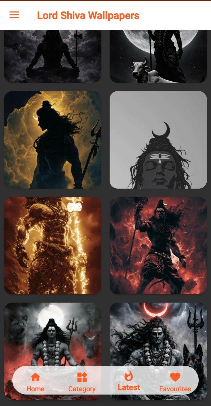Screenshot of Lord Shiva Wallpapers