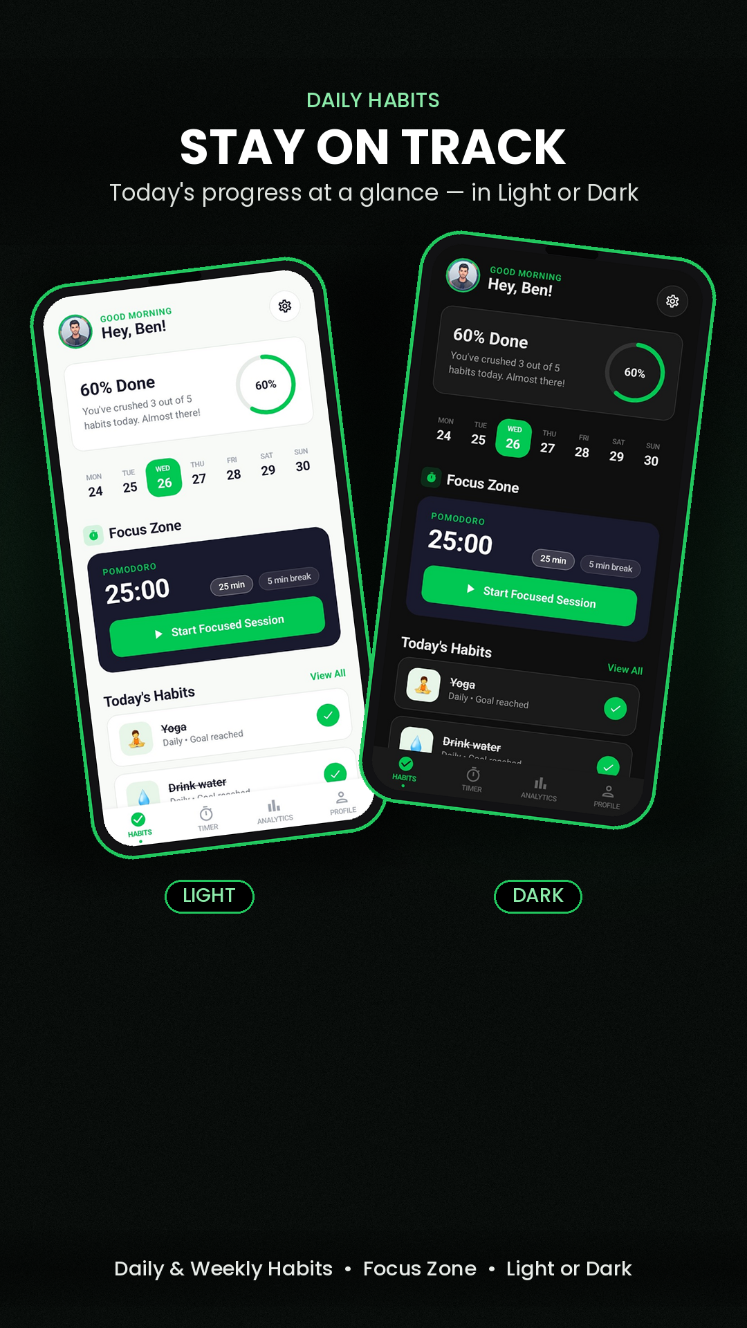 Screenshot of Habit Planner
